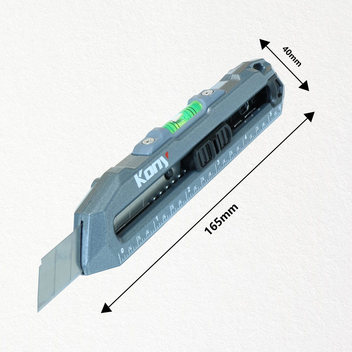 Knife dimensions: 165 mm long, 40 mm wide